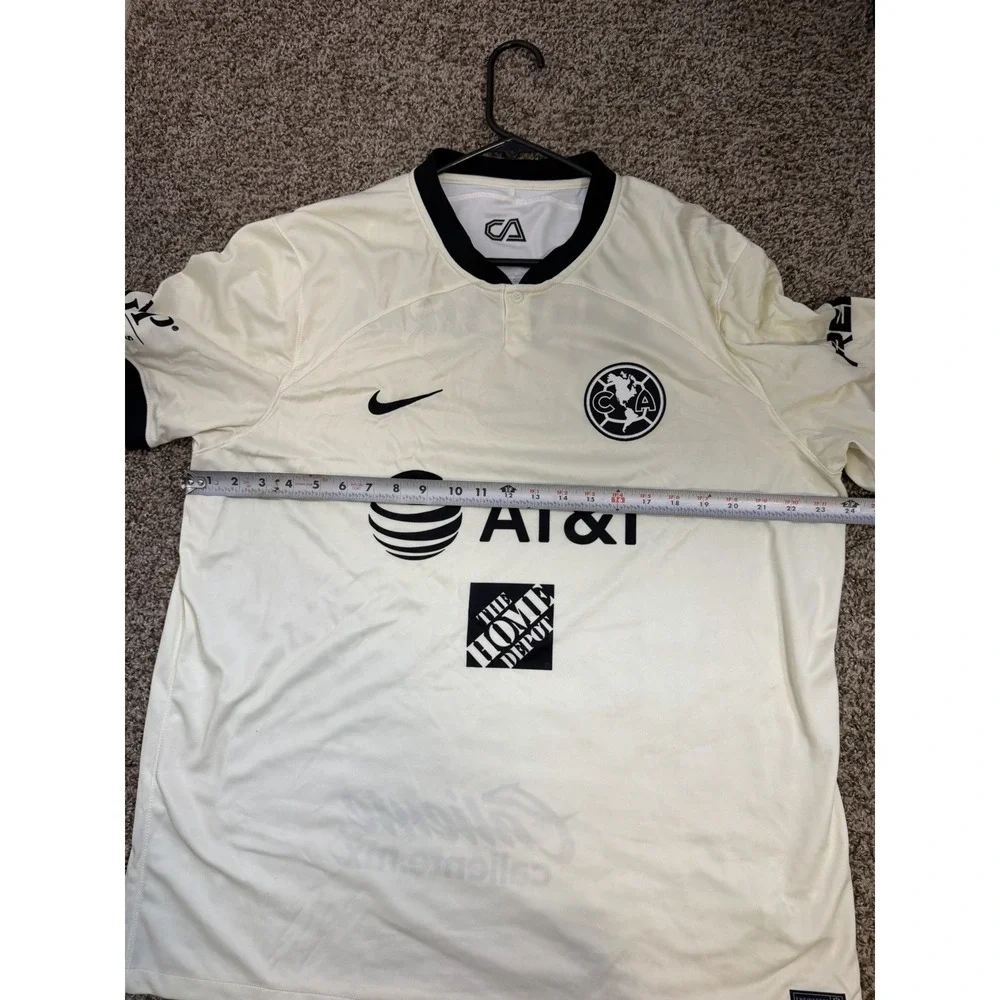 NEW NIKE CLUB AMERICA ADV‎ MATCH THIRD JERSEY 2023 White (DO8332-133) Sz XXL